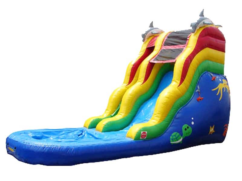 E104024 Shark Inflatable Water Slide - Image 1