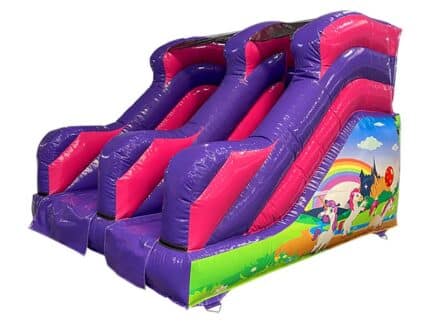 5ft Platform Unicorn Inflatable Slide
