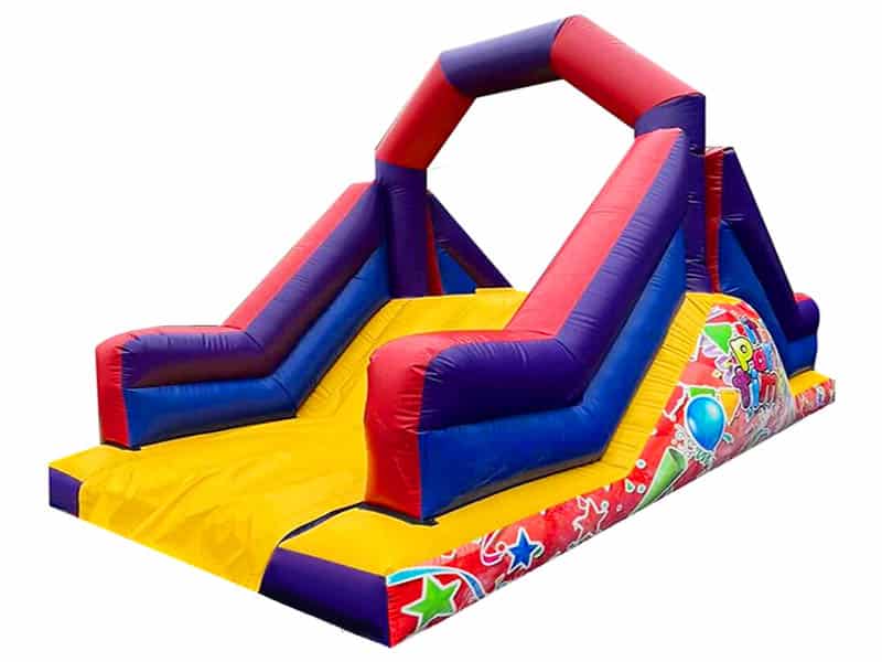 E103511 5ft Platform Up and Over Party Bouncy Slide - Image 1