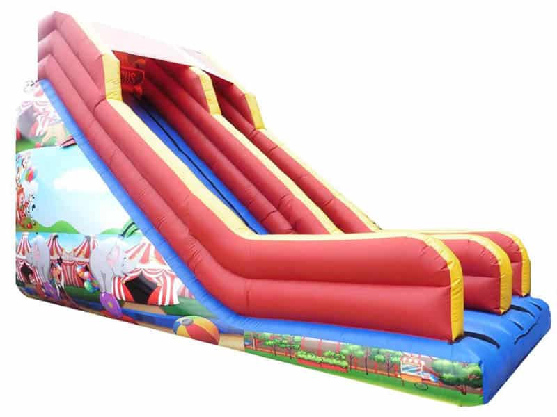 E103515 15ft Platform Fairground Mega Bouncy Slide - Image 1