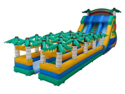 Inflatable Tropical Slide with Palm Trees