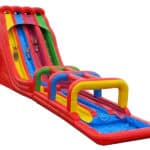 20ft Platform Death Drop Bouncy Water Slide