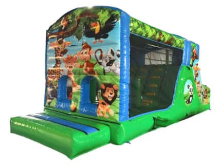 30ft Jungle Inflatable Obstacle Course