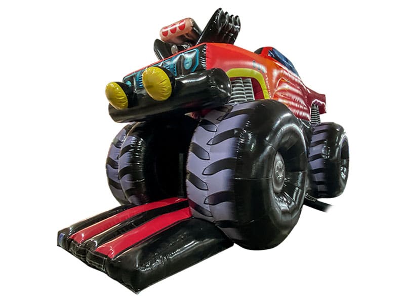 E105507 1 Part 3D Monster Truck Inflatable Obstacle Course - Image 1