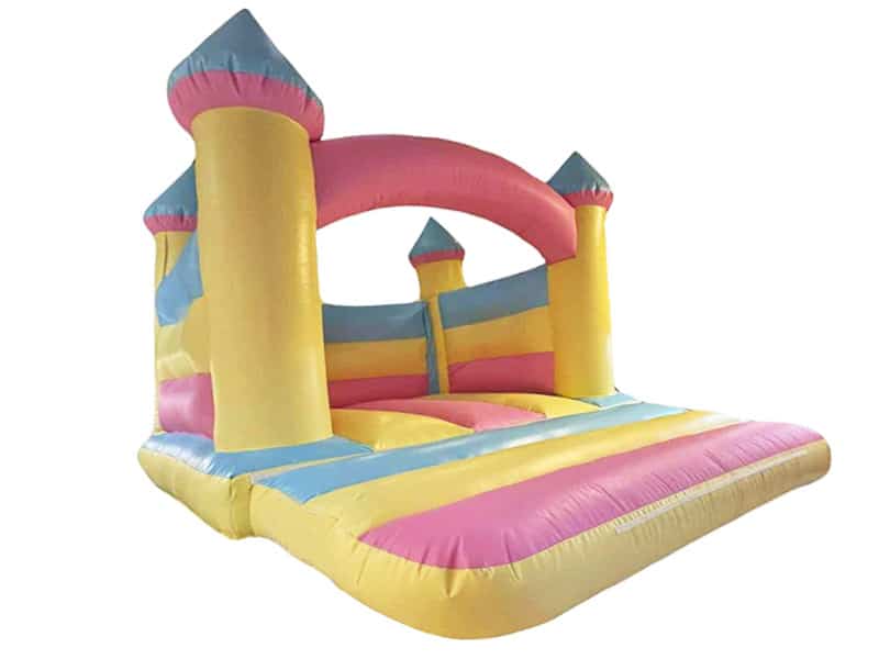 E131521 Mixed Pastel Curved Arch Bouncy Castle - Image 1