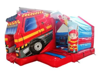 12ft x 15ft 3D Fire Engine Front Slide Combo