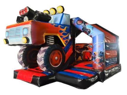 12ft x 15ft 3D Monster Truck V2 Front Slide Combo