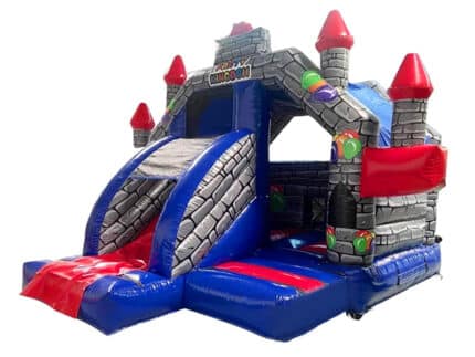 12ft x 15ft 3D Party Kingdom Front Slide Combo