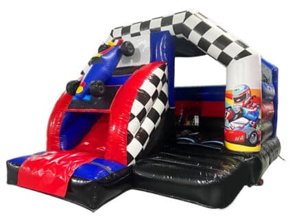 12ft x 18ft 3D Race Car Front Slide Combo