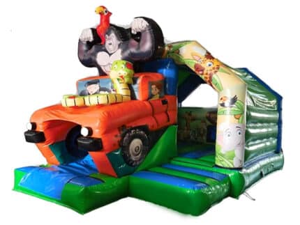 12ft x 18ft 3D Safari Jungle Front Slide Combo