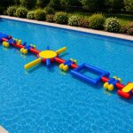 Blitz Inflatable Pool Obstacle Course