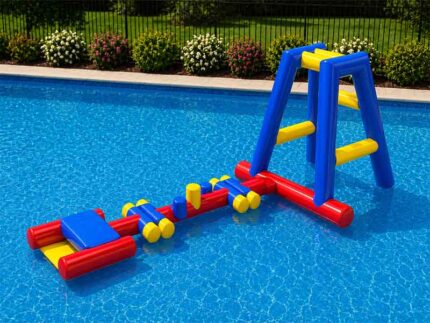 Tarzan Inflatable Pool Obstacle Course