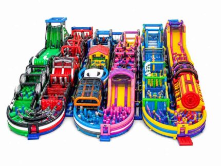 Commercial Giant Inflatable Obstacle Park